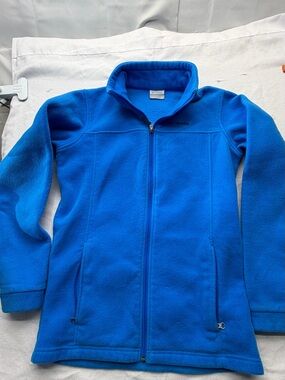 Columbia Electric Blue Full-Zip Fleece Pullover